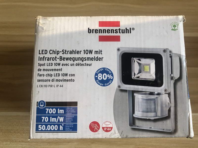 德国Brennenstuhl LED感应灯 230V 10W