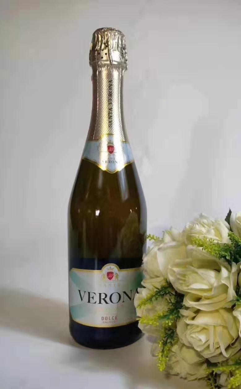 12瓶/箱 拉脱维亚VERONA气泡酒 白葡萄酒 7.5%